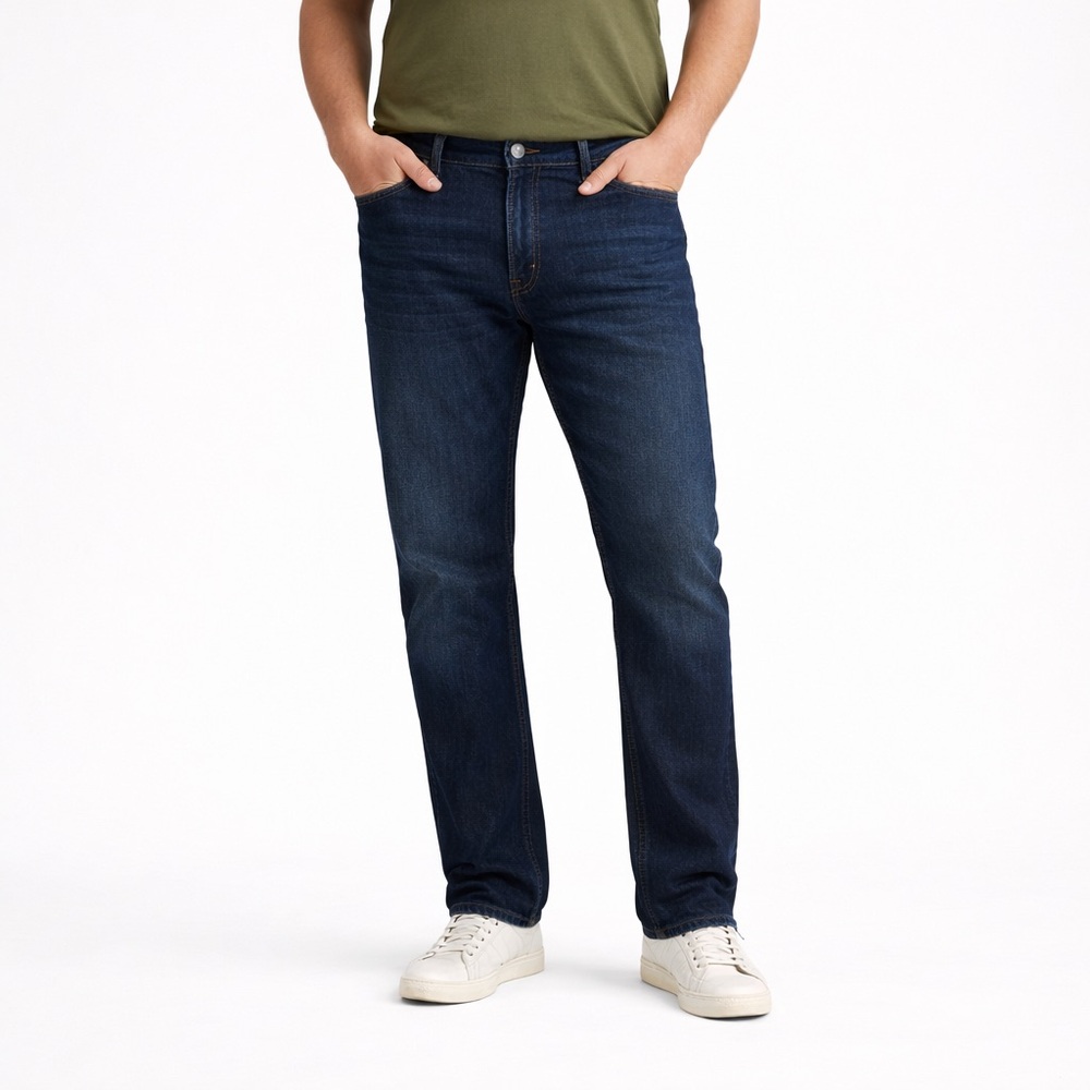 NEW! Levi's 502 Taper W36 L34 | Men’s | All-Weather Tech | Dark Wash Jeans